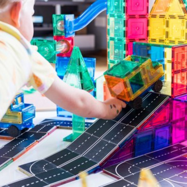 40-delige wegen toppers voor magnetische tegels – bouw je eigen autowegennetwerk