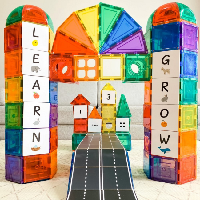 40-delige wegen toppers voor magnetische tegels – bouw je eigen autowegennetwerk