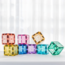 Pastel magnetische tegels bouwpakket 112-delig – creatief STEM-speelgoed