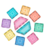 Pastel magnetische tegels bouwpakket 112-delig – creatief STEM-speelgoed