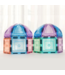Pastel magnetische tegels dome pack 22-delig voor creatief STEM-bouwen