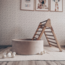 Piscine à balles en velours doux avec 300 balles, idéale pour la chambre d’enfant.