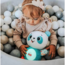 Soft Velvet Ball Pit 300 Balls | Light Grey | Luxury & safe