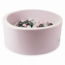 Mimii Piscine à balles velours doux 300 balles | Rose clair