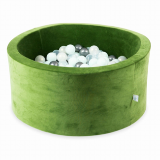 Mimii Ballenbak soft velvet 300 ballen | Olive
