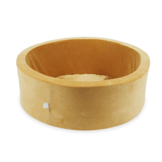 Mimii Ballenbak velvet caramel | 90x30 cm (zonder ballen)