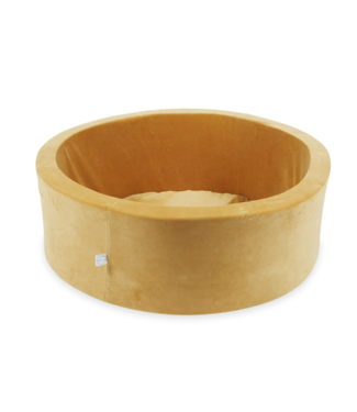 Mimii Ballenbak velvet caramel | 90x30 cm (zonder ballen)