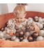 Canyon Clay velvet ballenbak – luxe, zacht en veilig speelplezier