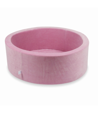 Mimii Ballenbak velvet donker roze | 90x30 cm (zonder ballen)