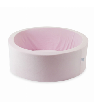 Mimii Ballenbak velvet licht roze | 90x30 cm (zonder ballen)