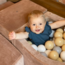 donker beige foam speelset voor peuters – zachte speelblokken