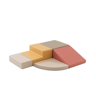 IGLU Softplay Foam blokken set Corner | Pastel pink
