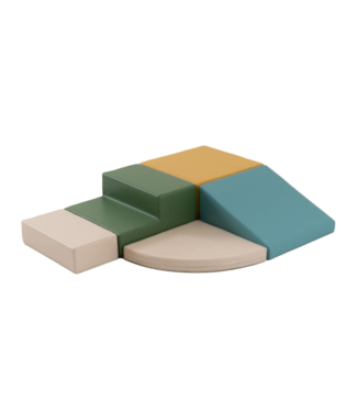 IGLU Softplay Foam blokken set  Corner | Turquoise