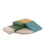 Foam blokken set Corner – creatief en veilig speelplezier in turquoise