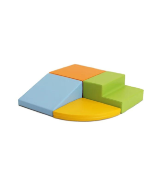 IGLU Softplay Foam blokken set  Corner crawler | Lichte kleuren