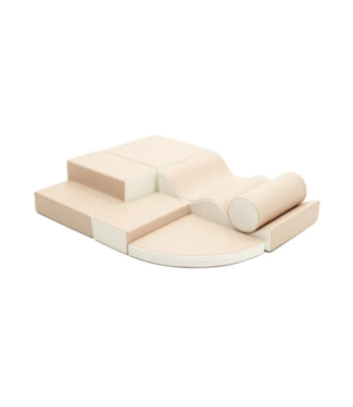 IGLU Softplay Foam blokken set  Explorer | Beige/ Wit