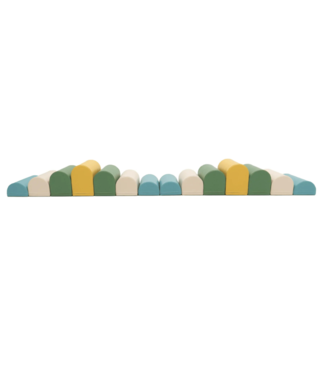 IGLU Softplay Foam blokken hindernisbaan | Turquoise