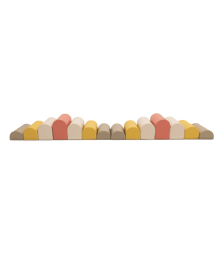 IGLU Softplay Foam blokken hindernisbaan | Pastel pink