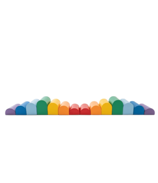 IGLU Softplay Foam blokken hindernisbaan | Primaire kleuren