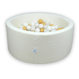 Mimii Piscine à balles teddy 300 balles | Blanc