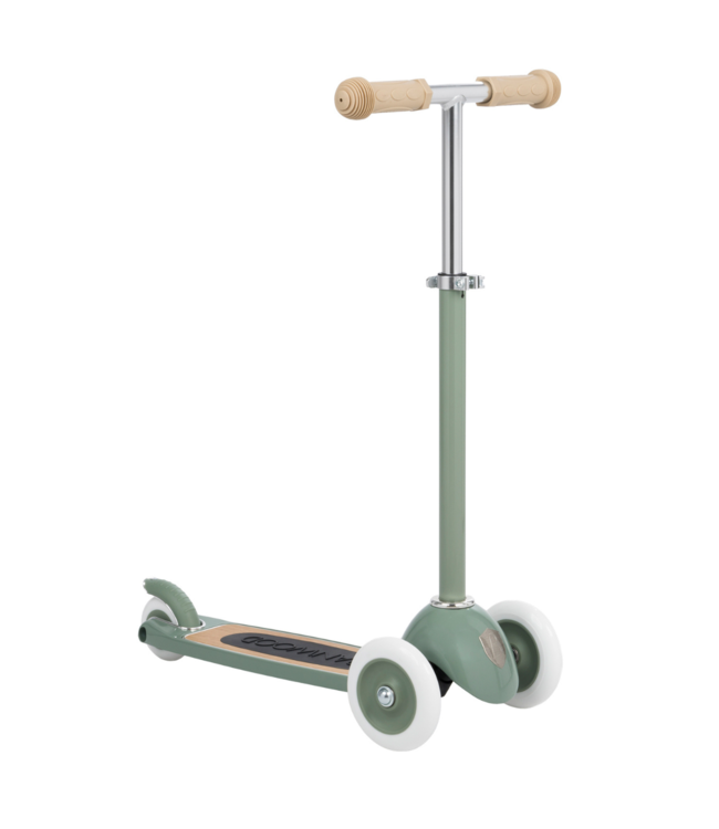 Kinderstep met 3 wielen in Forest groen – veilig leren steppen