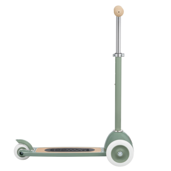 Trottinette enfant à 3 roues en vert forêt – idéale pour débuter