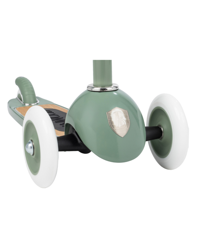Kinderstep met 3 wielen in Forest groen – veilig leren steppen