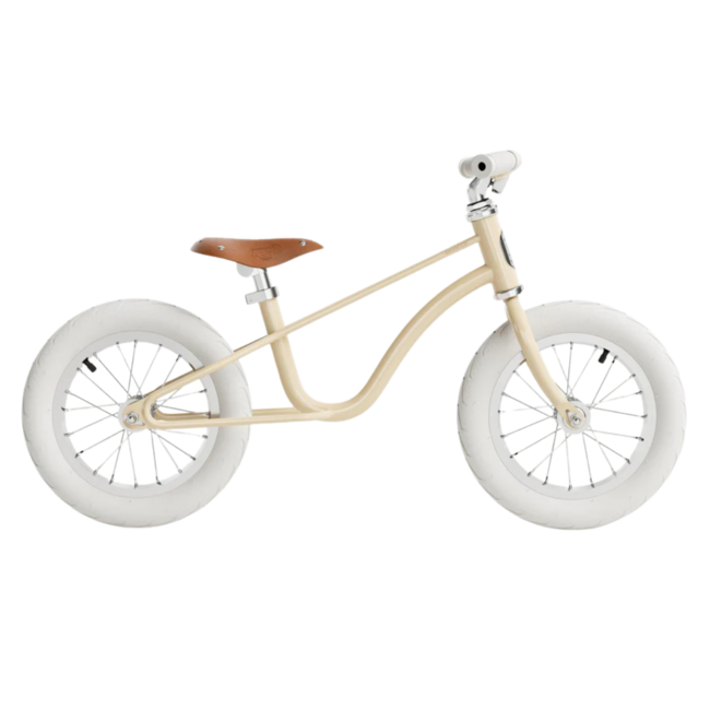 tylisches Laufrad icon 12 Zoll in Creme – ideal für kleine Entdecker