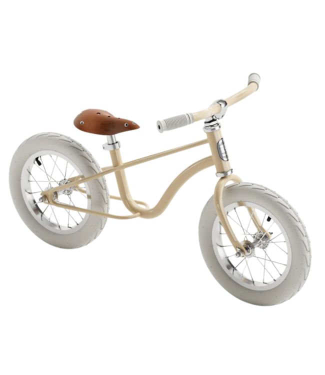 Stijlvolle loopfiets icon 12 inch in crème – perfect voor kleine avonturiers