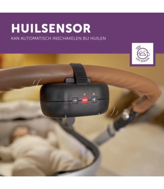Robby de Rocker babywieg met huilsensor en verstelbare montagebeugel