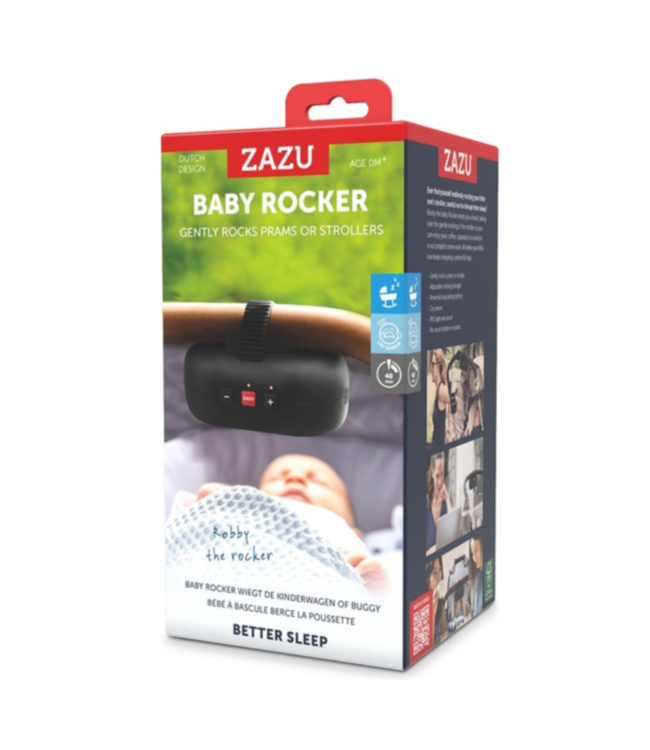 Robby de Rocker babywieg met huilsensor en verstelbare montagebeugel