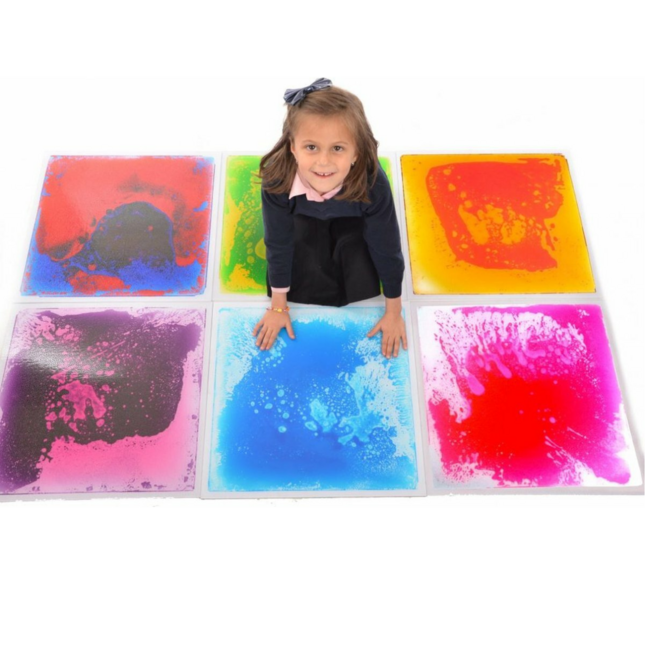 Sensorische und farbenfrohe Bodenfliesen zur Förderung der Motorik, Farberkennung und fantasievollen Spiels