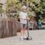 Durable and adjustable kids scooter with LED wheels