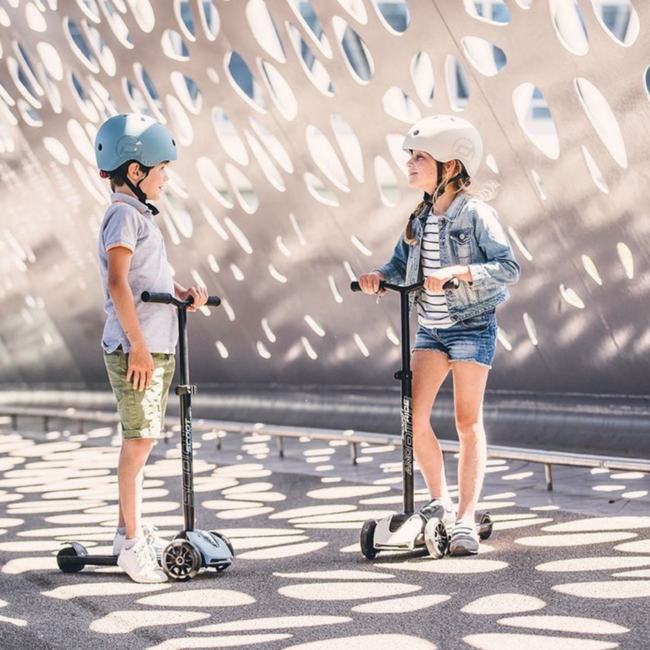 Trottinette enfant robuste et réglable avec roues LED – Highwaykick 5 Ash