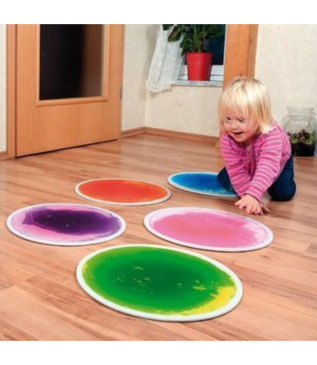 Ronde sensorische vloertegels voor motoriek en zintuigontwikkeling