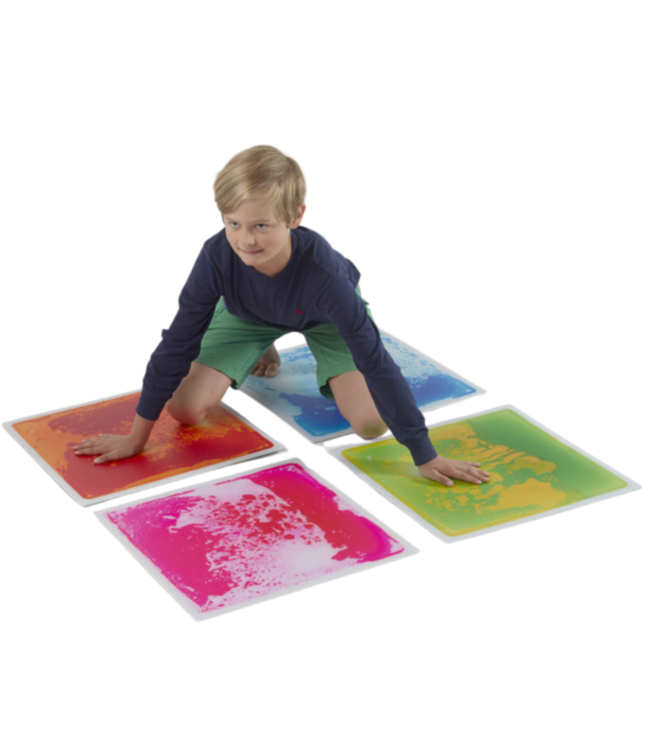 Roze sensorische vloertegel voor zintuiglijke ontwikkeling en balans