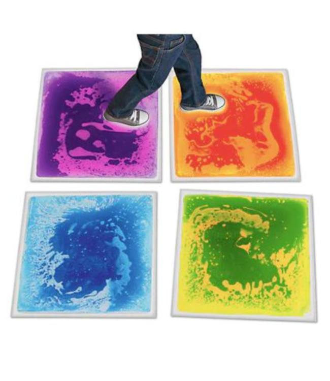 Oranje sensorische vloertegel voor motoriek en zintuiglijke stimulatie