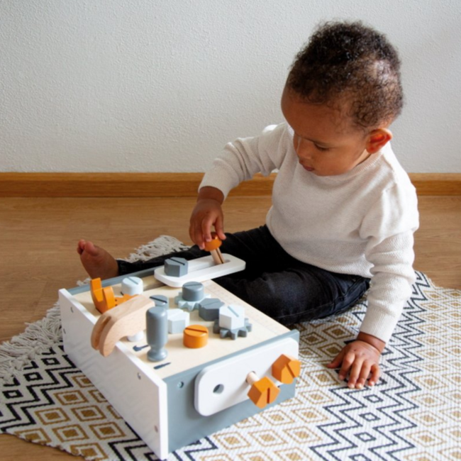 Établi compact en bois pour enfants – modèle de table