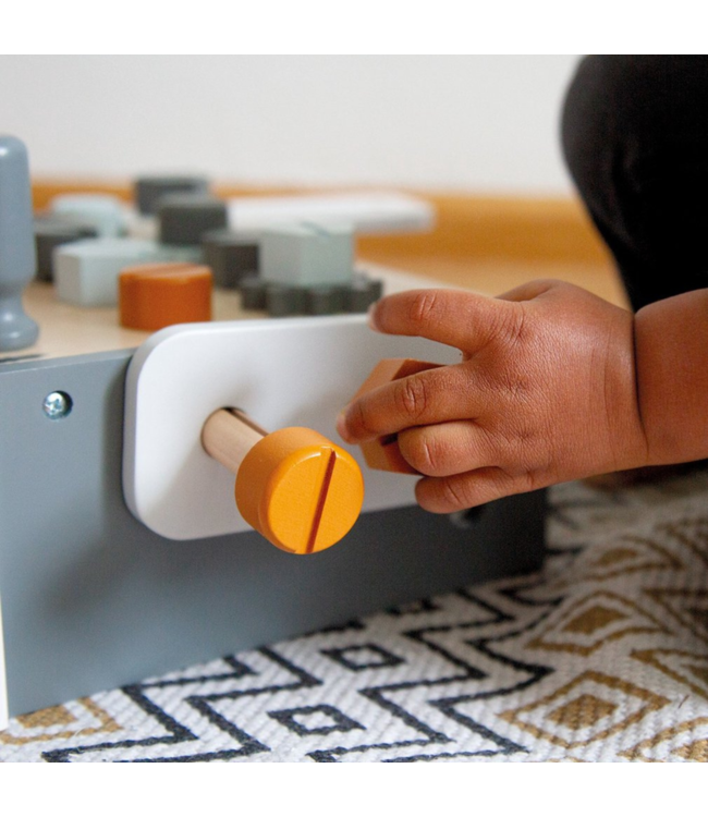 Compacte houten werkbank voor kinderen – tafelmodel