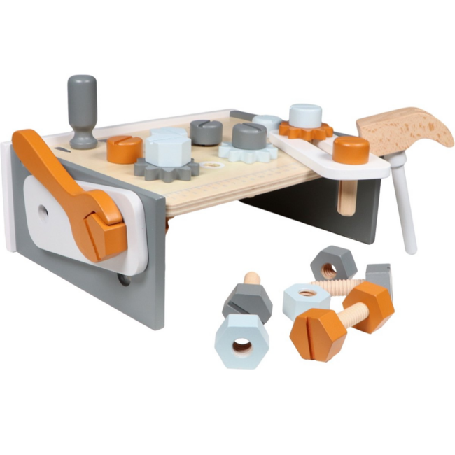 Compacte houten werkbank voor kinderen – tafelmodel