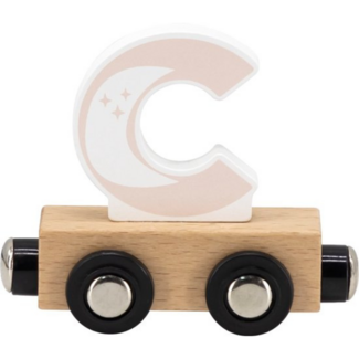 Tryco Houten lettertrein wagon | Letter C