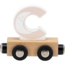 Wooden letter C – beige & natural with magnetic coupling