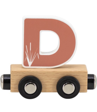 Tryco Houten lettertrein wagon  | Letter D