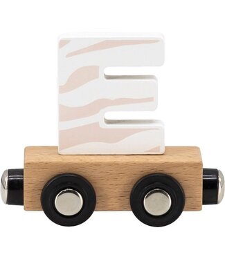 Tryco Houten lettertrein wagon | Letter E
