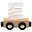 Tryco Houten lettertrein wagon | Letter E