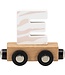Tryco Houten lettertrein wagon | Letter E