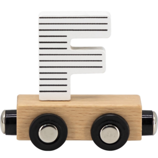 Tryco Houten lettertrein wagon  | Letter F
