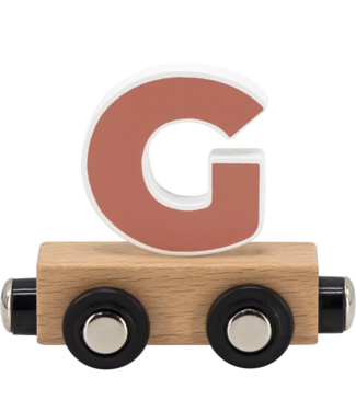 Tryco Houten lettertrein wagon | Letter G