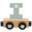 Tryco Houten lettertrein wagon | Letter I