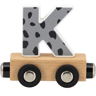 Tryco Train lettre en bois | Lettre K
